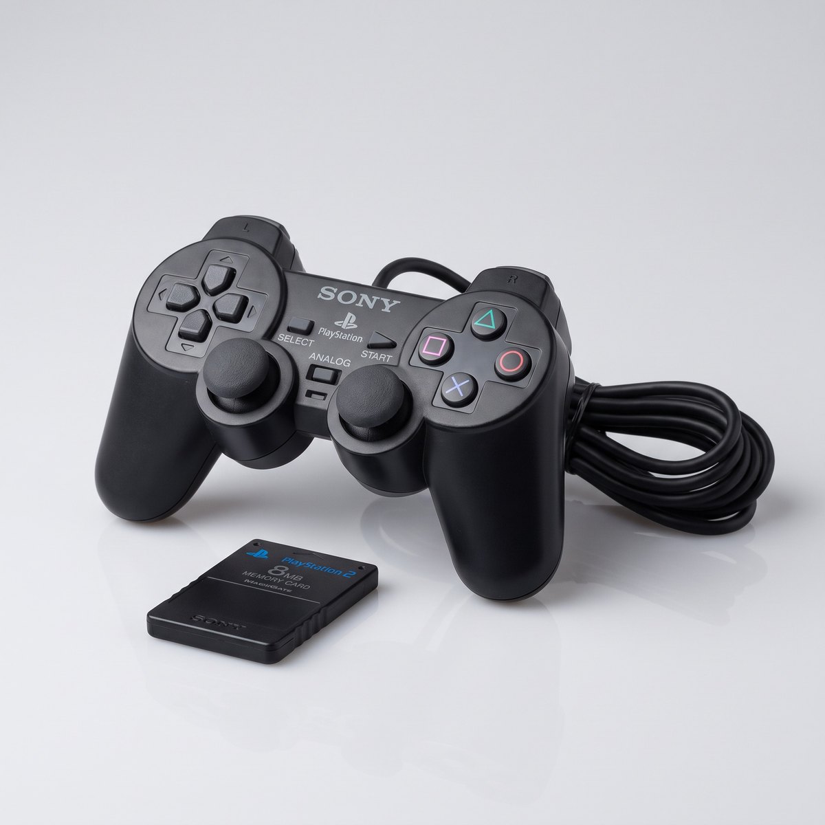 Mando DualShock 2 con Memory Card de PlayStation 2