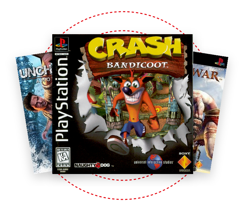 Carátulas de juegos de PlayStation