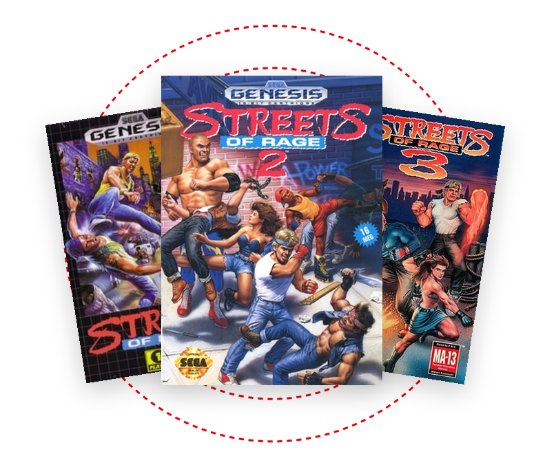Carátulas de juegos de Streets of Rage