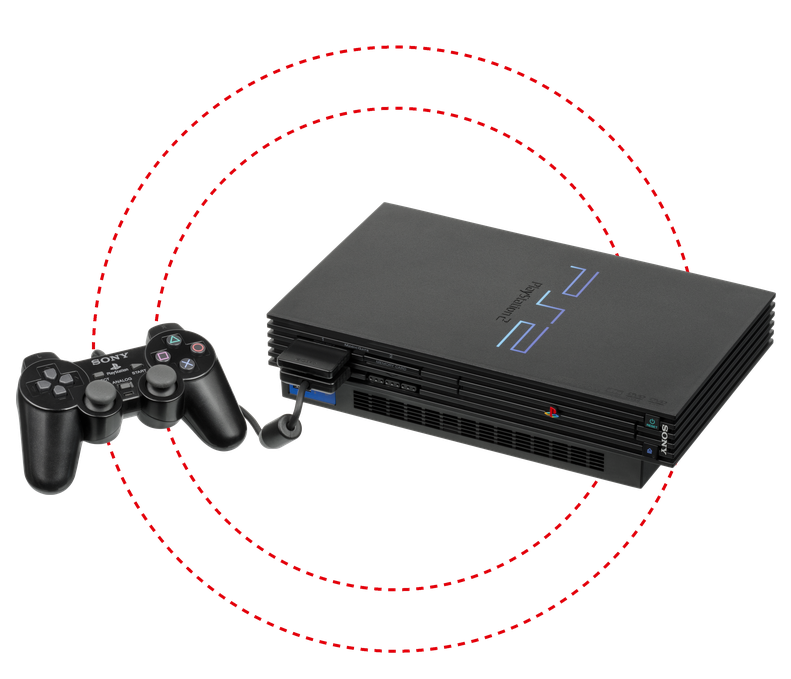 Consola PlayStation 2 con mando DualShock 2
