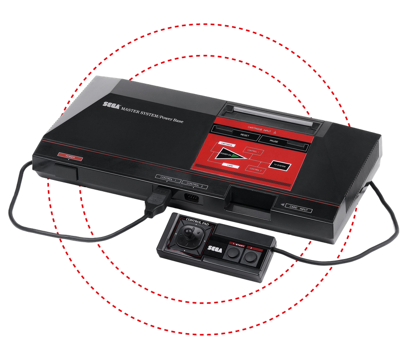 Consola SEGA Master System con mando