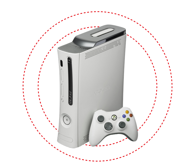 Consola Xbox 360 con mando