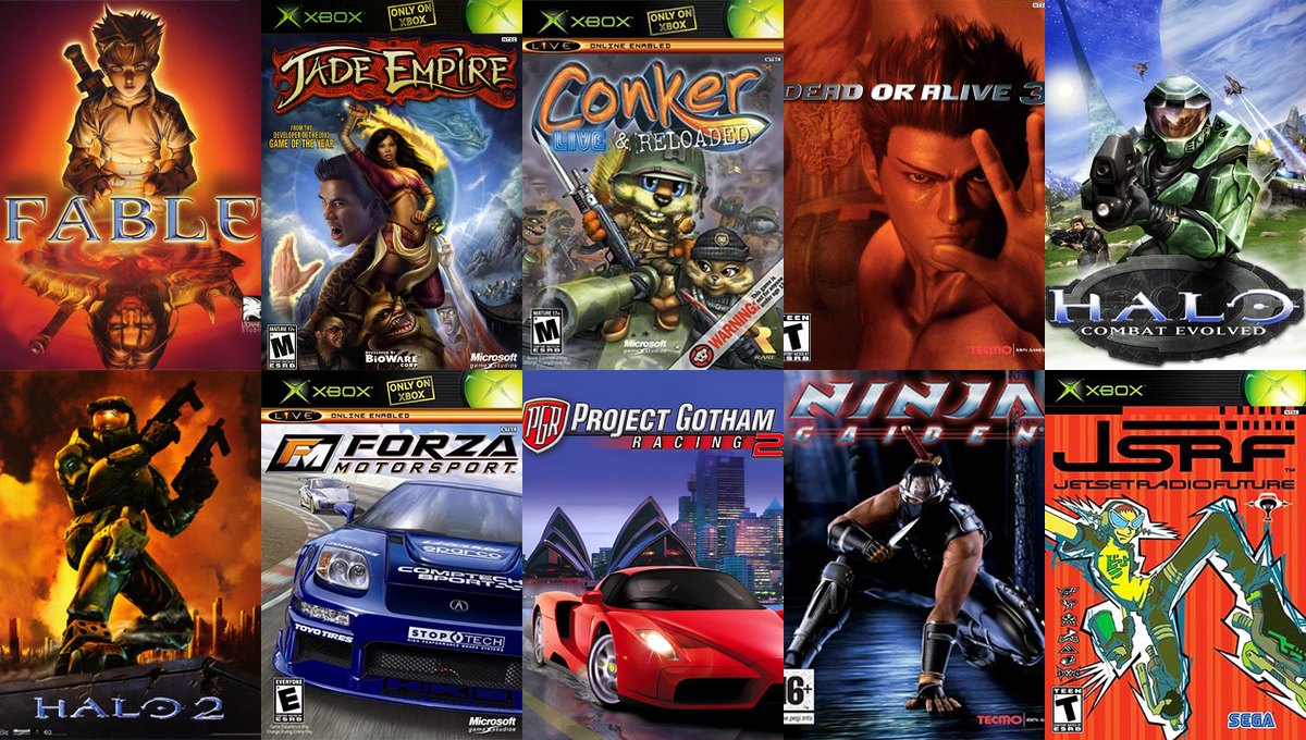 Carátulas de videojuegos de Xbox Clásica