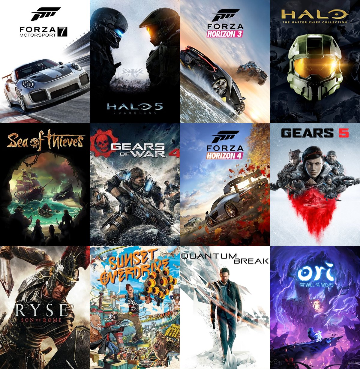Carátulas de videojuegos de Xbox One