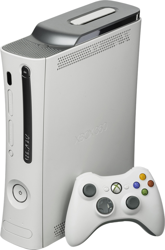 Consola Xbox 360 FAT blanca con mando